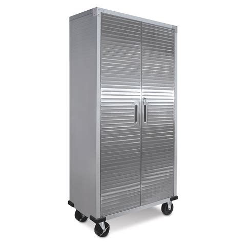 ultrahd tall storage cabinet stainless steel walmart|seville classics ultrahd rolling cabinet.